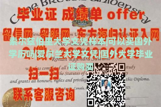 索尔兹伯里大学文凭样本|可以买国外学历吗|爱尔兰大学文凭|国外大学毕业证购买